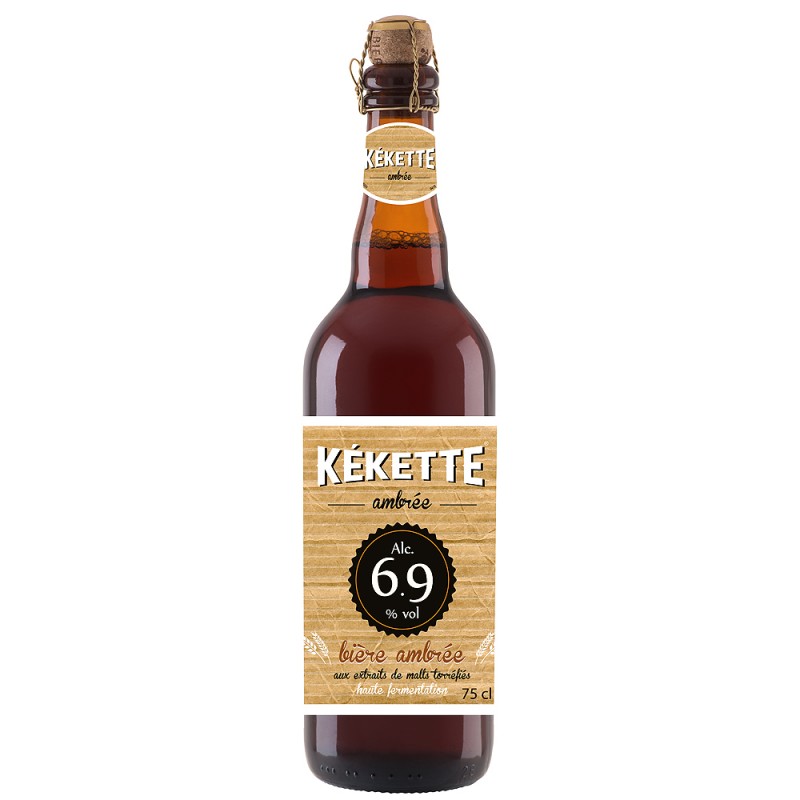 bière KEKETTE AMBREE 75CL - PLANETE SOIF