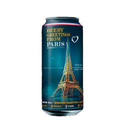 BEERY GREETINGS FROM PARIS...